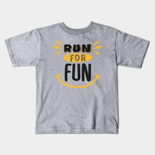 marathon run for fun Kids T-Shirt